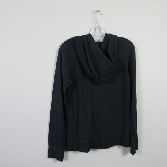 American Giant Full Zip Hoodie Women M Blue Cotton Blend Athletic Lounge 554 - Picture 2 of 11